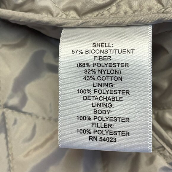 Banana Republic Old Money English Country Hunting Quilted Vest Size M Champagne - Picture 12 of 13